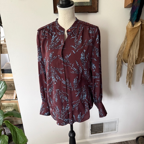 Equipment Femme M Silk Floral Top - Picture 1 of 5